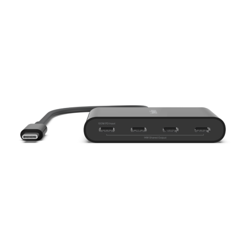 Belkin AVC018BTBK hub de interfaz USB Tipo C 10000 Mbit/s Negro - Imagen 3