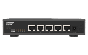 QNAP QSW-3205-5T switch No administrado 10G Ethernet (100/1000/10000) Escritorio Negro