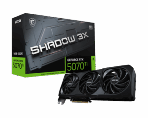 MSI GeForce RTX5070 Ti 16G SHADOW 3X OC NVIDIA GeForce RTX 5070 Ti 12 GB GDDR7