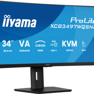 IIYAMA MONITOR VA, 2H 1DP,DOCK, KVM, 95W