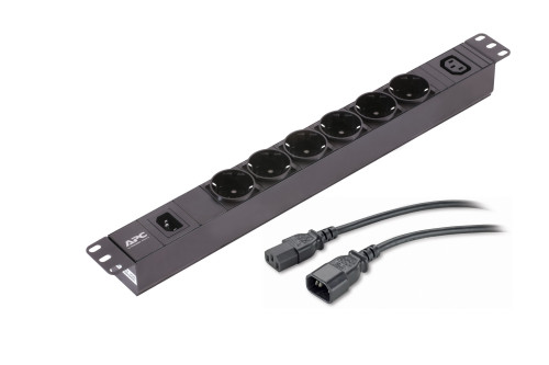 APC EPDU1010B-SCH unidad de distribución de energía (PDU) 7 salidas AC 1U Negro - Imagen 2