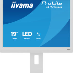 iiyama ProLite B1980S-W1 pantalla para PC 48,3 cm (19") 1280 x 1024 Pixeles SVGA LED Blanco