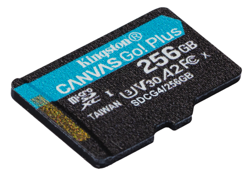 Kingston Technology Tarjeta microSDXC Canvas Go Plus Gen4 de 256 GB, 200 MB/s, A2 U3 V30 y adaptador - Imagen 5