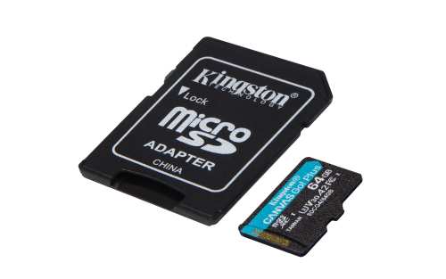 Kingston Technology Tarjeta microSDXC Canvas Go Plus Gen4 de 64 GB, 200 MB/s, A2 U3 V30 y adaptador - Imagen 4