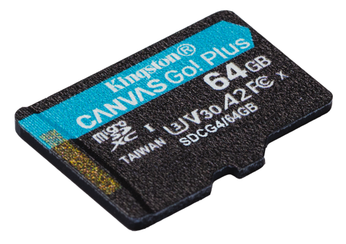 Kingston Technology Tarjeta microSDXC Canvas Go Plus Gen4 de 64 GB, 200 MB/s, A2 U3 V30 y adaptador - Imagen 5