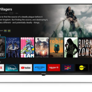 TELEVISOR SHARP 43"43GK4245E TIVO TV, 4K ULTRA HD, SMART TV, ACTIVE MOTION 400, NEGRO