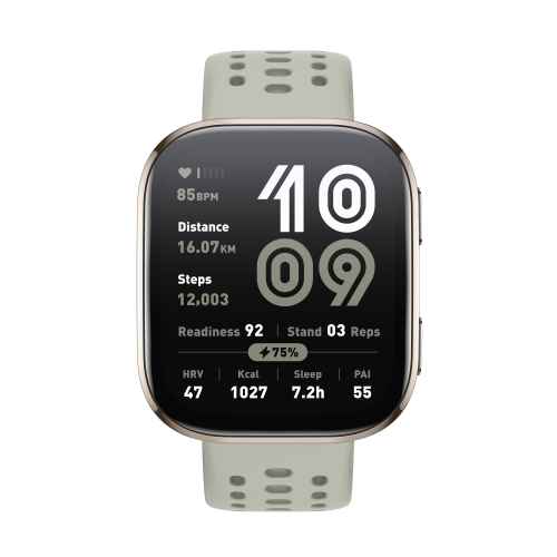 Amazfit Bip 6 Stone 5 cm (1.97") AMOLED Digital 390 x 450 Pixeles Pantalla táctil Oro GPS (satélite) - Imagen 2