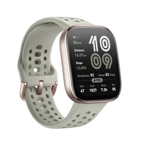 Amazfit Bip 6 Stone 5 cm (1.97") AMOLED Digital 390 x 450 Pixeles Pantalla táctil Oro GPS (satélite) - Imagen 3