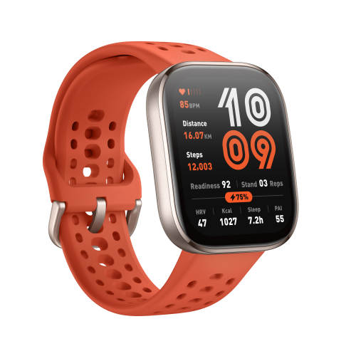 Amazfit Bip 6 Red 5 cm (1.97") AMOLED Digital 390 x 450 Pixeles Pantalla táctil Plata GPS (satélite) - Imagen 4