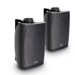 LD SYSTEMS INTEGRATION SERIE CONTRACTOR (LDCWMS42B100V) 4" 2-WAY WALL MOUNT SPEAKER 100 V BLACK (PAIR) WARRANTY 2 YEARS (PU4)