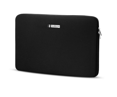 SUBBLIM Funda Ordenador Business Laptop Sleeve Neoprene 13,3-14" Black - Imagen 2