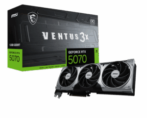 MSI VENTUS GeForce RTX 5070 12G 3X OC NVIDIA 12 GB GDDR7