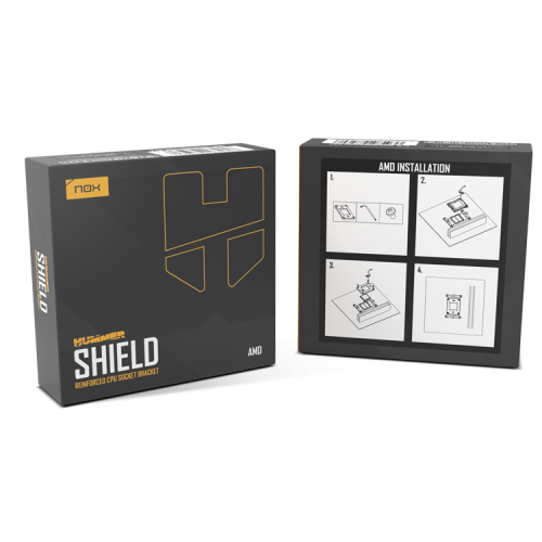 NOX NXHUMMERSHIELDAMD soporte de CPU Negro - Imagen 6