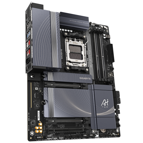 PLACA GIGABYTE B850 AI TOP,AMD,AM5,B850,4DDR5,256GB,1HDMI+USB-C,4SATA3+3M.2,2X10GBELAN+WIFI7+BT5.4,7USB3.2,ATX - Imagen 4