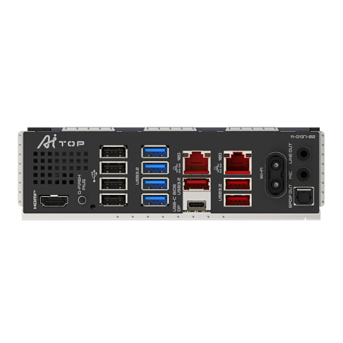 PLACA GIGABYTE B850 AI TOP,AMD,AM5,B850,4DDR5,256GB,1HDMI+USB-C,4SATA3+3M.2,2X10GBELAN+WIFI7+BT5.4,7USB3.2,ATX - Imagen 6