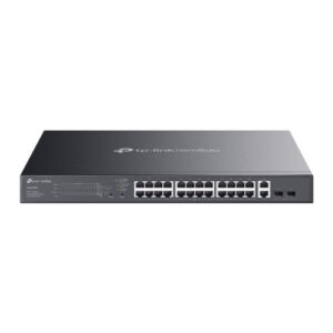 TP-Link Omada ES228GMP switch Gestionado Gigabit Ethernet (10/100/1000) Energía sobre Ethernet (PoE) Negro