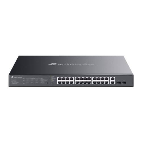 TP-Link Omada ES228GMP switch Gestionado Gigabit Ethernet (10/100/1000) Energía sobre Ethernet (PoE) Negro
