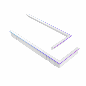ASUS TUF GAMING GT502 Horizon ARGB Lighting Kit White Kit de mejora de iluminación RGB