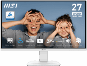MSI Pro MP273QW E2 pantalla para PC 68,6 cm (27") 2560 x 1440 Pixeles Wide Quad HD Blanco