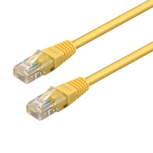 WP WPC-PAT-6U020Y cable de red Amarillo 2 m Cat6 U/UTP (UTP)