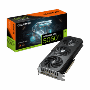 GIGABYTE GeForce RTX 5060 Ti GAMING OC 16G Tarjeta Gráfica – 16 GB GDDR7, 128 bits, PCI-E 5.0, 2647 MHz Frecuencia del núcleo, 3 x DisplayPort, 1 x HDMI, GV-N506TGAMING OC-16GD
