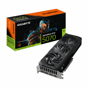 GIGABYTE GeForce RTX 5070 WINDFORCE SFF 12G Tarjeta gráfica - 12 GB GDDR7, 192 bits, PCI-E 5.0, Frecuencia del núcleo 2512 MHz, 3 x DP 2.1b, 1 x HDMI 2.1b, DLSS 4, GV-N5070WF3-12GD