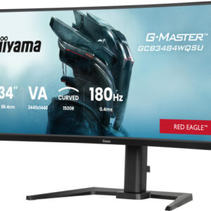 MONITOR IIYAMA G-MASTER GCB3484WQSU-B1, 34", CURVATURA 1500R, 180HZ, 500CD