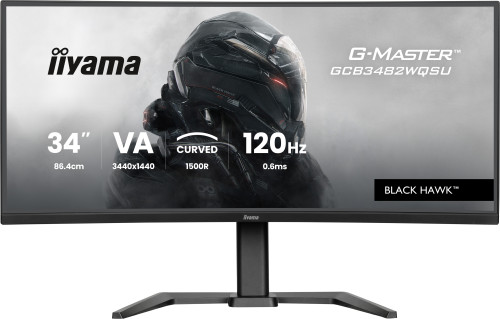MONITOR IIYAMA G-MASTER GCB3482WQSU-B1, CURVO 34", 120HZ, 500CD - Imagen 2