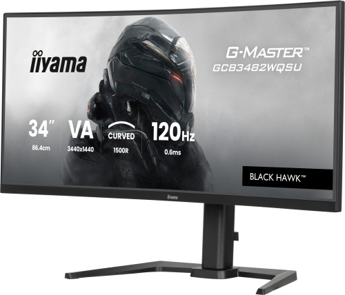 MONITOR IIYAMA G-MASTER GCB3482WQSU-B1, CURVO 34", 120HZ, 500CD - Imagen 3