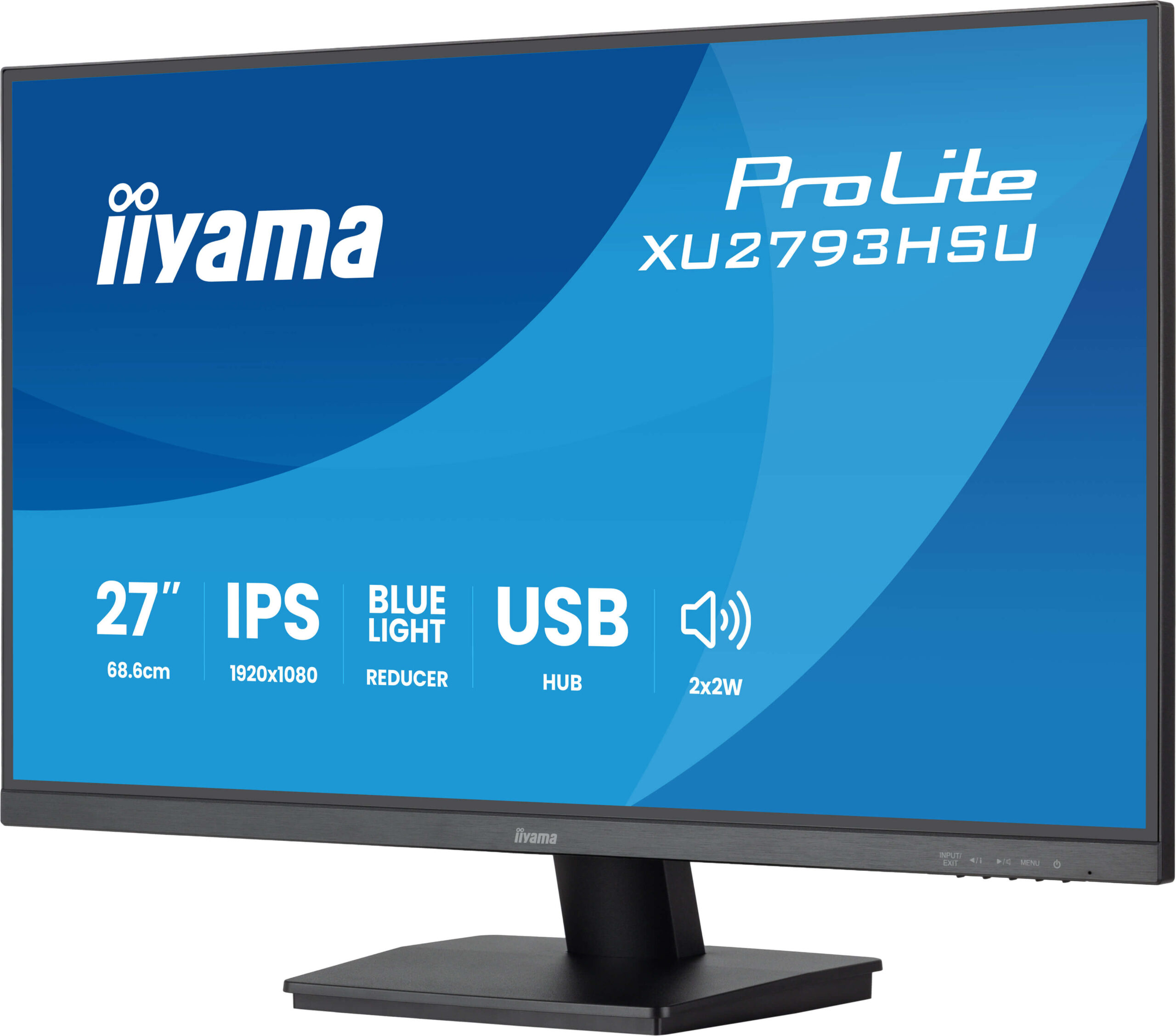 IIYAMA MONITOR PROLITE XU2793HSU-B7, 27" IPS, 1H 1DP, 2x2.0, 100HZ, 300CD - Imagen 4