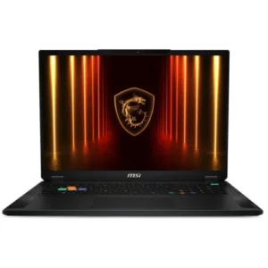 MSI PORTATIL STEALTH 18 HX AI A2XWIG-040XES. 18" 16:10 QHD+ (2560X1600), 240HZ, IPS. INTEL CORE ULTRA 9 275HX. NVIDIA GEFORCE RTX 5080 , GDDR7 16GB. DDR5 16GB*2. 2TB NVME PCIE SSD. SIN S.O.NEGRO