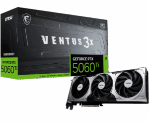 MSI VENTUS GeForce RTX 5060 TI 16G 3X OC NVIDIA 16 GB GDDR7