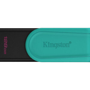 Kingston Technology DataTraveler 128GB Portable USB 3.2 Gen 1 Exodia S (Black/Turquoise)