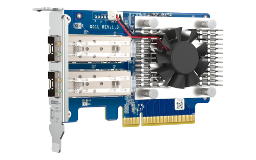 QNAP Tarjeta de expansión de red SFP+ de dos puertos de 10GbE - Imagen 5