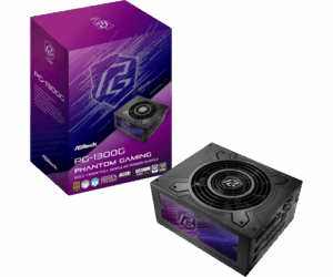 Asrock Phantom Gaming PG-1300G unidad de fuente de alimentación 1300 W 20+4 pin ATX ATX Negro