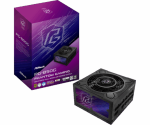 Asrock Phantom Gaming PG-850G unidad de fuente de alimentación 850 W 20+4 pin ATX ATX Negro