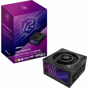 Asrock Phantom Gaming PG-850G unidad de fuente de alimentación 850 W 20+4 pin ATX ATX Negro