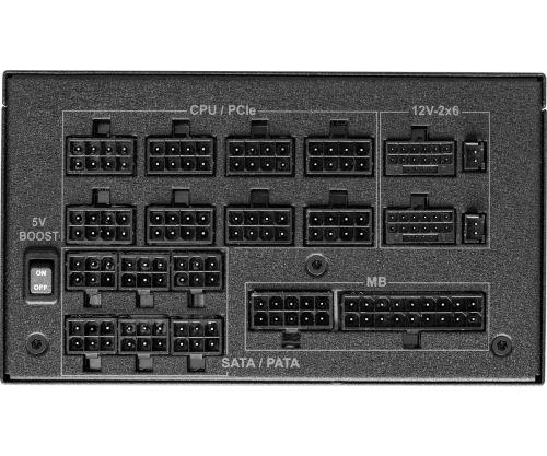 Asrock Taichi TC-1650T unidad de fuente de alimentación 1650 W 20+4 pin ATX ATX Negro - Imagen 5