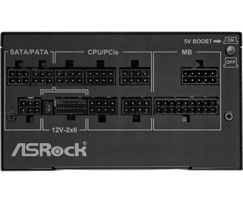 Asrock Phantom Gaming PG-850G unidad de fuente de alimentación 850 W 20+4 pin ATX ATX Negro - Imagen 5