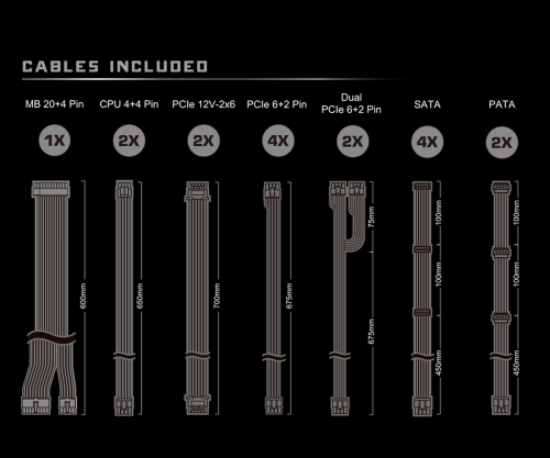 Asrock Taichi TC-1650T unidad de fuente de alimentación 1650 W 20+4 pin ATX ATX Negro - Imagen 8
