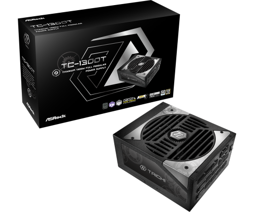 Asrock Taichi TC-1300T unidad de fuente de alimentación 1300 W 20+4 pin ATX ATX Negro