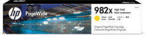 HP Cartucho PageWide 982X Original de alta capacidad amarillo