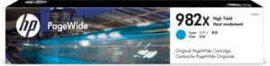 HP Cartucho PageWide 982X Original de alta capacidad cian