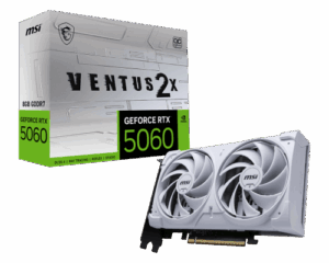 MSI GeForce RTX 5060 8G VENTUS 2X OC WHITE NVIDIA 8 GB GDDR7