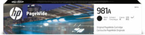 HP Cartucho original PageWide 981A negro