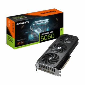 GIGABYTE GeForce RTX 5060 GAMING OC 8G Tarjeta Gráfica - 8GB GDDR7, 128bit, PCI-E 5.0, 2595 MHz Frecuencia del núcleo, 3 x DisplayPort, 1 x HDMI, GV-N5060GAMING OC-8GD