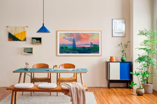 SAMSUNG SMARTV THE FRAME QLED 4K TV 43", TQ43LS03BGUXXC, 120HZ, DOLBY ATMOS, 40W, BIXBY, ALEXA, GOOGLE ASSISTAND, 3500 PQI, 4 x HDMI, 2 x USB, CONTROL REMOTO SOLAR, BLANCO - Imagen 4