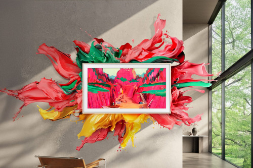 Samsung The Frame TQ75LS03FWU 190,5 cm (75") 4K Ultra HD Smart TV Wifi Negro - Imagen 3