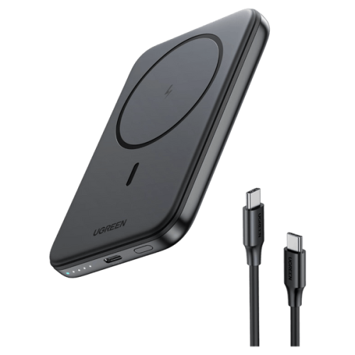 Ugreen 25207 batería externa 5000 mAh Cargador inalámbrico Negro - Imagen 2