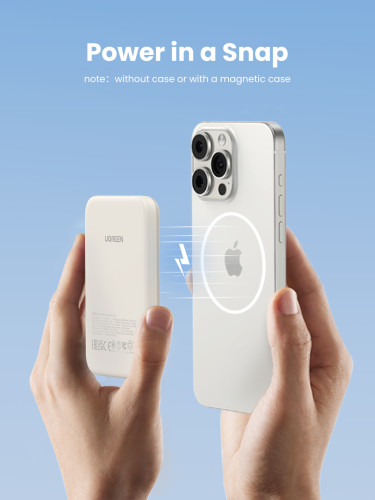 Ugreen 25207 batería externa 5000 mAh Cargador inalámbrico Negro - Imagen 13